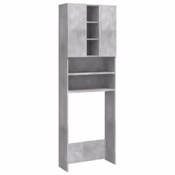 vidaXL Washing Machine Cabinet Concrete Grey Bathroom Laundry Room Cupboard