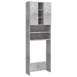 vidaXL Washing Machine Cabinet Concrete Grey Bathroom Laundry Room Cupboard