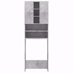 vidaXL Washing Machine Cabinet Concrete Grey Bathroom Laundry Room Cupboard