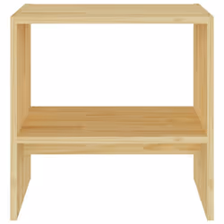 vidaXL 2x Solid Pinewood Bedside Cabinets Bedroom Nightstand Bed Side Cabinet - Additional view 5
