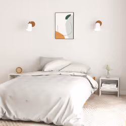 VidaXL 808055 nightstand/bedside table White
