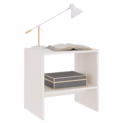 VidaXL 808056 nightstand/bedside table White - Additional view 4
