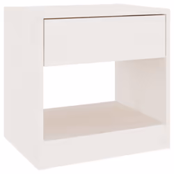 VidaXL 808065, White, Pinewood, 400 mm, 310 mm, 400 mm, 1 pc(s)