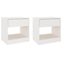 VidaXL 808066 nightstand/bedside table White