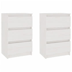 VidaXL 808086 nightstand/bedside table White