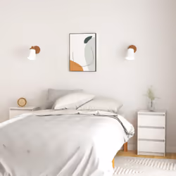 VidaXL 808086 nightstand/bedside table White