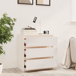 VidaXL 808094 nightstand/bedside table White - Additional view 7