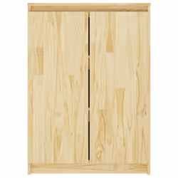 vidaXL Solid Pinewood Sideboard Highboard Book Side Cabinet Multi Colours - light wood - Additional view 5