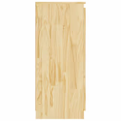 vidaXL Solid Pinewood Sideboard Highboard Book Side Cabinet Multi Colours - light wood - Additional view 7
