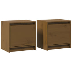 VidaXL 808120 nightstand/bedside table Brown