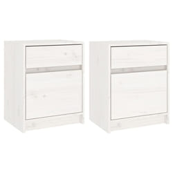 VidaXL 808126 nightstand/bedside table White