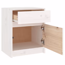 VidaXL 808126 nightstand/bedside table White - Additional view 7