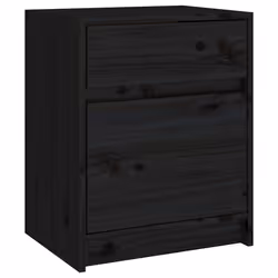 VidaXL 808132 nightstand/bedside table Black - Additional view 7