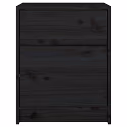 VidaXL 808132 nightstand/bedside table Black - Additional view 8