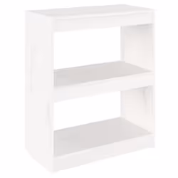 VidaXL 808159, White, Wood, Wood, Pinewood, 600 mm, 300 mm