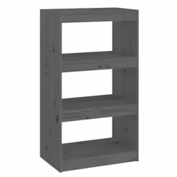 VidaXL 808165, Grey, Wood, Wood, Pinewood, 600 mm, 300 mm