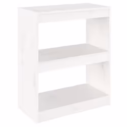 VidaXL 808169, White, Wood, Wood, Pinewood, 600 mm, 300 mm