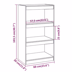 VidaXL 808171 living room bookcase - Additional view 8