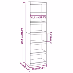 VidaXL 808179 living room bookcase - Additional view 8
