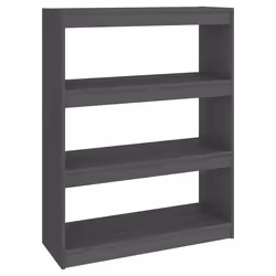 VidaXL 808195, Grey, Wood, Wood, Pinewood, 800 mm, 300 mm