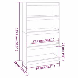 VidaXL 808196 living room bookcase - Additional view 8