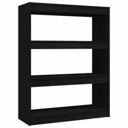 VidaXL 808217, Black, Wood, Wood, Pinewood, 1000 mm, 300 mm