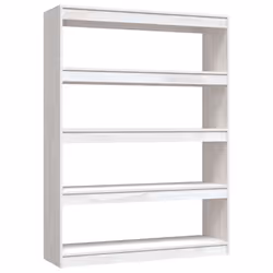 VidaXL 808219, White, Wood, Wood, Pinewood, 1000 mm, 300 mm
