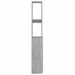 vidaXL Bathroom Cabinet Concrete Grey Engineered Wood Washroom Cupboard Rack - Additional view 5
