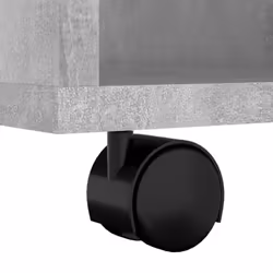 vidaXL Rolling Cabinet Concrete Grey Engineered Wood Drawer Rolling Cabinet - Additional view 9