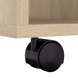 vidaXL Rolling Cabinet Sonoma Oak Engineered Wood Drawer Rolling Home Cabinet - Additional view 8