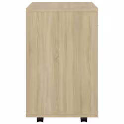 vidaXL Rolling Cabinet Sonoma Oak Engineered Wood Drawer Rolling Home Cabinet - Additional view 5