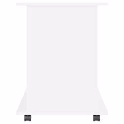 vidaXL Rolling Cabinet White Engineered Wood Drawer Rolling Office Cabinet - Additional view 5