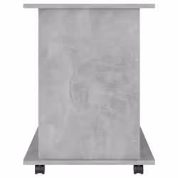 vidaXL Rolling Cabinet Concrete Grey Engineered Wood Drawer Rolling Cabinet - Additional view 5