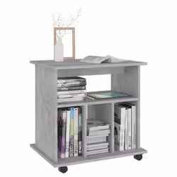vidaXL Rolling Cabinet Concrete Grey Engineered Wood Drawer Rolling Cabinet - Additional view 6