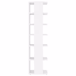 vidaXL Shoe Cabinet White Engineered Wood Household Shoe Storage Shelf Rack - Additional view 4