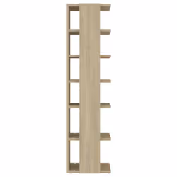 vidaXL 2x Shoe Cabinets Sonoma Oak Household Shoe Storage Shelf Rack Unit - Additional view 6
