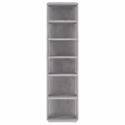 vidaXL 2x Shoe Cabinets Concrete Grey Household Shoe Storage Shelf Rack Set - Additional view 5