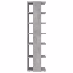 vidaXL 2x Shoe Cabinets Concrete Grey Household Shoe Storage Shelf Rack Set - Additional view 6