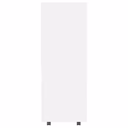 vidaXL Wardrobe White Engineered Wood Storage Cabinet Hanger Clothes Organiser - Additional view 6