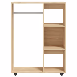 vidaXL Wardrobe Sonoma Oak Engineered Wood Storage Cabinet Clothes Organiser - Additional view 5