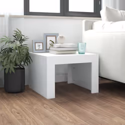 vidaXL Coffee Table White Chipboard Living Room Couch Side End Sofa Table