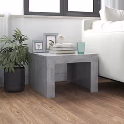 vidaXL Coffee Table Concrete Grey Chipboard Couch Side End Sofa Accent Table