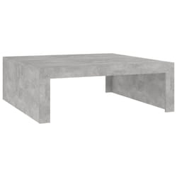 vidaXL Coffee Table Concrete Grey Engineered Wood Indoor Couch End Sofa Table