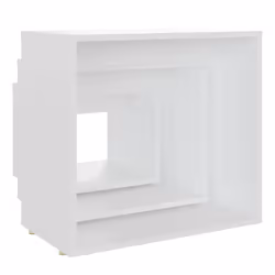vidaXL Nesting Tables Living Room Side Table End Table 3 pcs Engineered Wood - white - Additional view 7