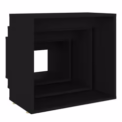 vidaXL Nesting Tables Living Room Side Table End Table 3 pcs Engineered Wood - black - Additional view 7