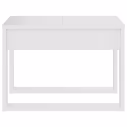 vidaXL Side Table White Engineered Wood Accent Couch Tea Coffee Sofa Table - Additional view 6