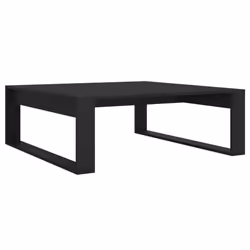 vidaXL Coffee Table Black Engineered Wood Living Room End Sofa Couch Table