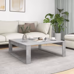 vidaXL Coffee Table Concrete Grey Engineered Wood Living Room End Sofa Table
