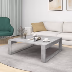 vidaXL Coffee Table Concrete Grey Engineered Wood Living Room End Sofa Table