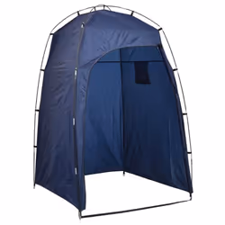 vidaXL Portable Camping Toilet with Tent 10+10 L Privacy Travel Toilet Set